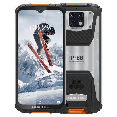 China Dual SIM Card Fast Delivey Rugged Mobile Phone OUKITEL WP6 6+128GB 6.3 Inch 10000 mAh Orange Android 9.0 CPUMT6771T Octa Core Black Mobile Phone for sale