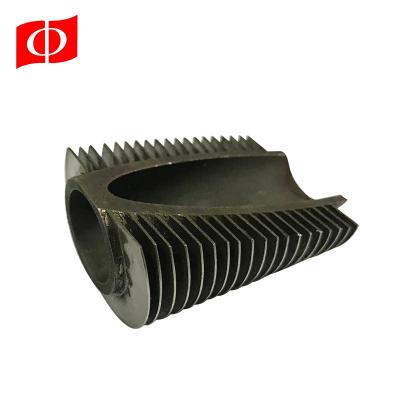 China Stainless / Carbon Steel Fin Heat Pipe Cooling Extruded Fins With Aluminum for sale