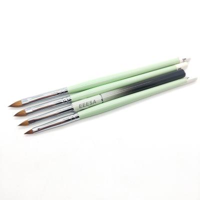 China NAIL Kolinsky New Hair #2 #4 #6 #8 3D Natural Nail Brush Set for sale