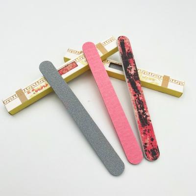 China Professional Sandpaper Nail Art Manicure Tool Set Reusable Double Side 3pcs Nail Files Random Low MOQ Double Sides for sale