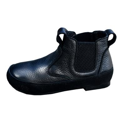 China Manufacturer Breathable Slip On Short Shoes Leather Casual Girl Low Heel Boots for sale