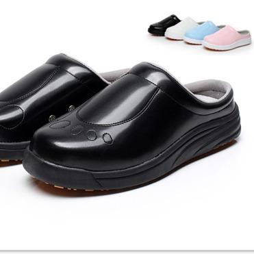 China Anti-oil Anti-slip Safety Shoes In Kitchen Men Women Chef Nurses Non Slip Ladies Clog Shoes Work Boots For Restaurant Office for sale