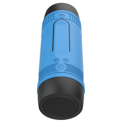 China Phone Function Facco Bike Speaker S1 4000mAh Outdoor Wireless Speakers For Bicycle With Power Bank And LED Light for sale