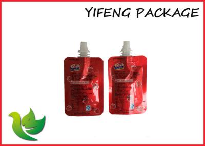 China Red Printing Spout Pouches Popular Spouted Pouches Packaging for sale