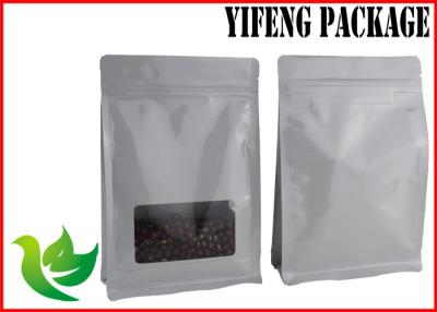 China Laminated Al foil eight side seal packing bag with clear window for sale