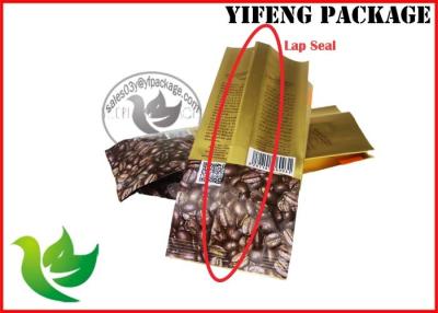 China Food Grade Plastic Coffee Packaging Bags With Aluminium Foi Materials , Moisture Proof for sale