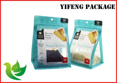 China Customized Printed Food Grade Plastic Food Packaging bag eight side sealing bags for snack for sale