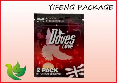 China Waterproof Zipper Lock Herbal Incense Bags For Spice Packaging 1g 1.5g 2g 3g for sale