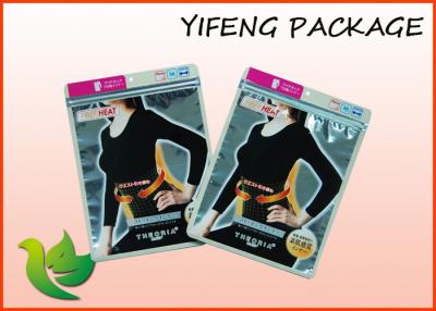 China Flexible Plastic PET PP Custom Packaging Bags Reclosable For Garment for sale