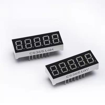 China Stewpot Indoor High Quality Universal 5 Digit 7 Segment Led Display Long Lifespan for sale