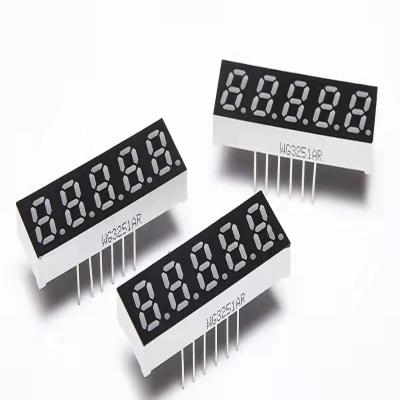 China Stewpot Universal 7 Segment High Quality Led Display Indoor Module Long Service Life 0.8 Inch 5 Digit Customized 7 Segment Led Display for sale