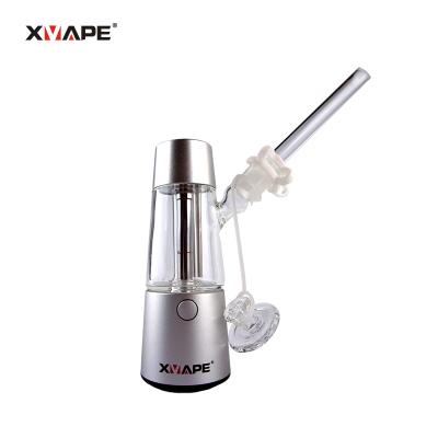 China Bubbler Glass Radio Function Refilling Vaporizers for Wax 2000mAh Battery with Aluminum Body Glass Bubbler and Mouthpiece Vue-mini for sale