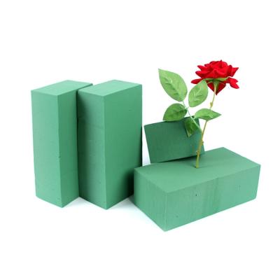 China Factory Hot Selling High Quality Events Decoration Easy To Absorb High Density Foam Floral Oasis Mud Layout Fresh Flower Dry Mud for sale