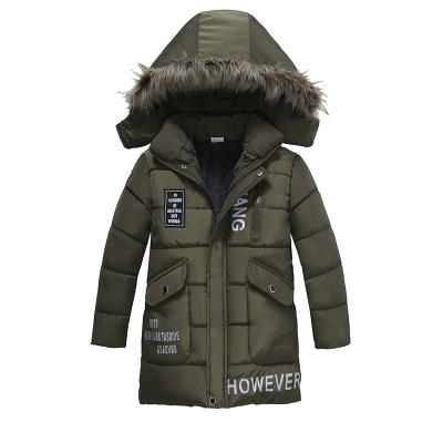 China Toddler Baby Boy Winter Viable Jackets For Boys Hooded Coat Kids Outerwear Jacket Kids Winter Thick Warm Clothes for sale