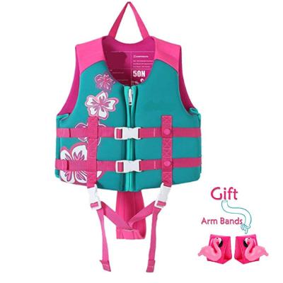 China Learn to Swim Learn to Swim Neoprene Swimming Custom Children's Life Jacket Kids Work to Invest Swimming Life Jackets for sale