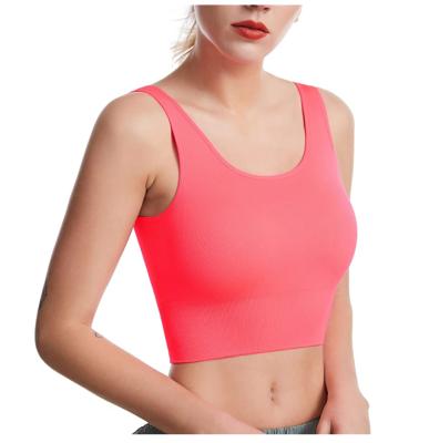 China Custom Breathable Women's Seamless Sports Wear Yoga Fitness Print Sports Bra Print Bra Top for sale