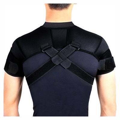 China Latest Arrival Breathable Adult Neoprene Fitness Gym Shoulder Brace Support with Adjustable Strap for Men and Women for sale