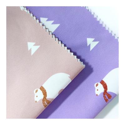 China BFS FabricTextile High Quality 100% Polyester Polar Bear Cartoon Beach Waterproof Shorts for sale