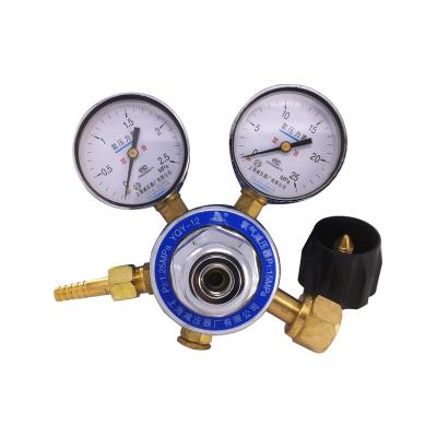 China The BRASS Safety Valve Brass Cylinders Pressure Relief Valve Gas Safety Valve With Gauge for sale