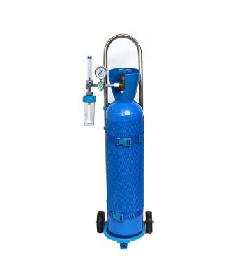 China Medical Gas ISO9809-1 Certificate Small Portable Oxygen Cylinder  Yufeng Medical Oxygen Cylinder for sale