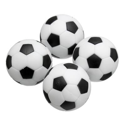 China Mini Cute Black White Plastic Football Foosball Balls For Football Table Craft Kids Gift Toys Ornament TH0901 for sale