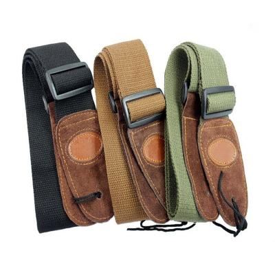 China GUITAR Electric Acoustic Leather Lead Guitar Straps Pure Cotton Material for sale