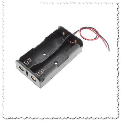 China No 5 2 AA Uncovered Battery Box Red And Black Outgoing Line 1 5V Kst-3080A-B Parallel CE1118 for sale