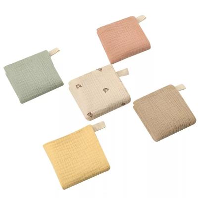 China Gift 5Pcs Newborn Baby Towels Feeding Towel Gauze Bath Towel Newborn Saliva Soft Burp Cloth for sale