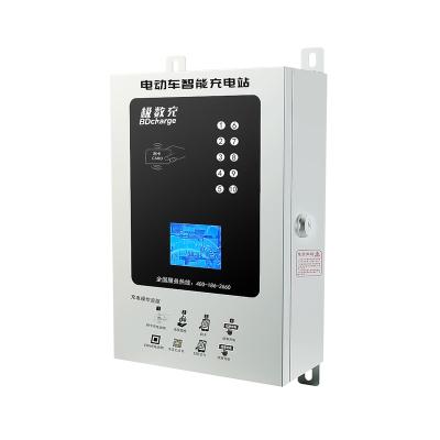 China Voltage Monitoring 4g Networking 800w Bike Charger Mobile 10 Way Electric Vehicle Charging Station For Ev for sale