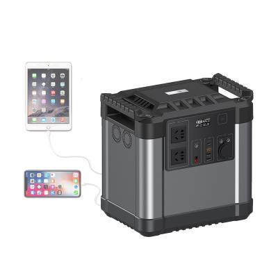 China Fast Charge Backup Portable Battery 2000Watt 2Kw Portable Power Station for sale