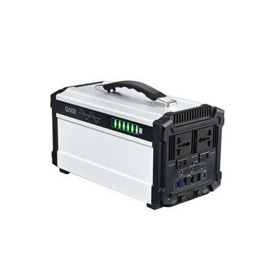 China Hot Selling 2021 Support 2021 Fast Charging Li-ion 500W Portable Power Station For Home Outdoor Use for sale