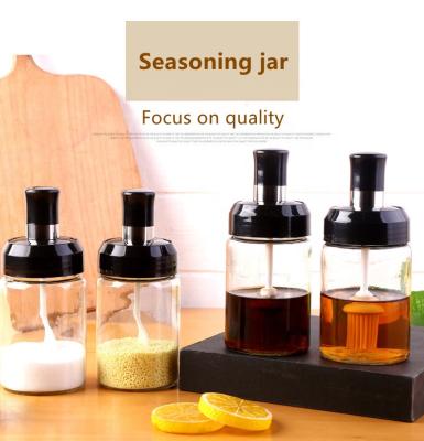 China High quality custom seasoning 2cm-thick bottle spice jar food grade lead free glass spoon viable wholesale for sale