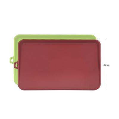 China Made-in-China Durable Durable Plastic PP Cutting Board Double Sided Anti-slip Cutting Board for sale