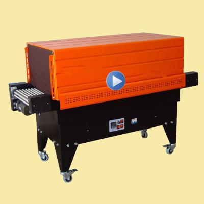 China Hot Selling Guangzhou 4525 Food PVC POF Film Semi-automatic Shrink Tunnel Machine for sale