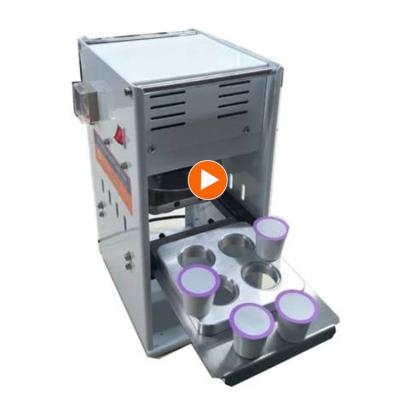 China The machine frame is semi-automatic disposable stainless steel coffee K cup sealing machine for sale