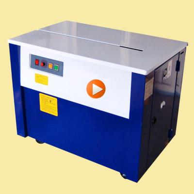 China Food China Manufacturer Semi Automatic Electric Carton Package Tying Machine for sale