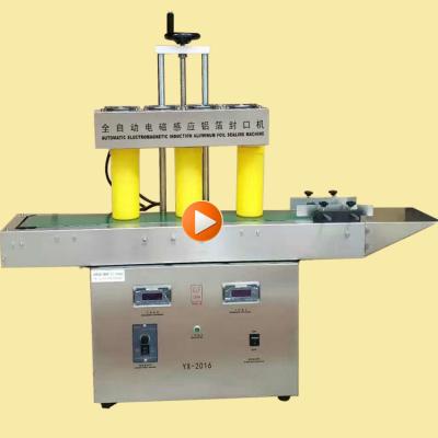 China Small Automatic Food Aluminum Foil Medicine Bottle Sealing Machine for sale