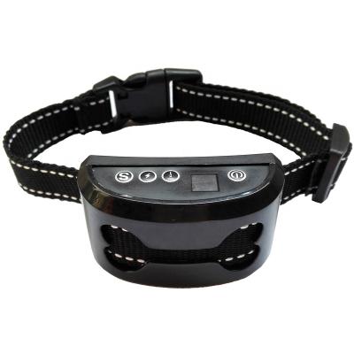 China Viable Bark Control Vibrate Dog Training Collar Electric Shock Dog Collar for sale