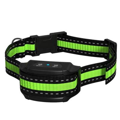 China Dog Bark Viable Shock Anti Bark Control Rechargeable Collar for sale