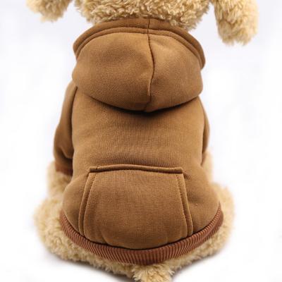 China Fashion Dog Hoodie Winter Stocked Pet Clothes For Dogs Coat Jacket Cotton Ropa Perro French Bulldog Apparel for sale