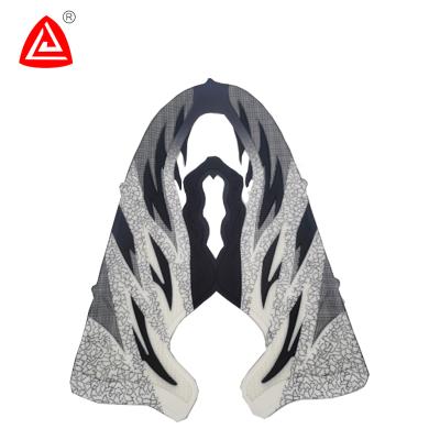 China 4D Shoe Upper Semi Finished Shoes Upper Cloth Sports Upper Shoes Fabric for sale