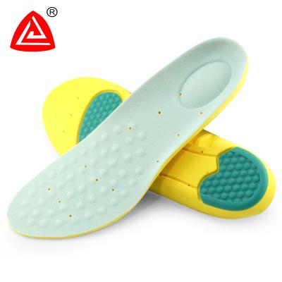 China PU Men And Women Shock Absorption Football Sports Soft Comfortable Elastic Breathable Thickened Thickened High Running Insoles for sale