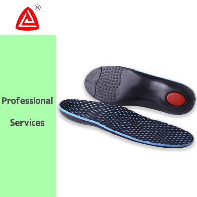 China Soft Comfortable DZ Plantillas Para Zapatos Absorb Custom Made PU Sweat Breathable Anti-Slip Gel Shock Absorption Insoles for sale