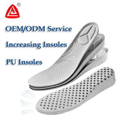 China Innersole Factory Wholesale Soft Flexible Anti-skid Shoe Insole Absorb Shock Absorption Height Increase Sweat Insoles for sale