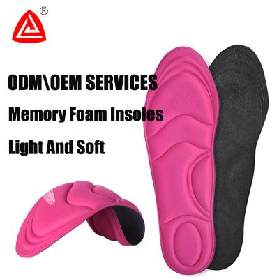 China Customized Winter Soft Shock Absorption Arch Support Insoles Memory Massage Soft Comfortable Breathable Foam Insoles for sale