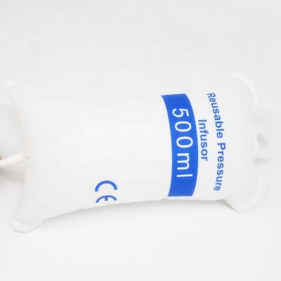 China Plastic Infusor With Plunger Gauge Pressure Infusion Bags Disposable Pressure Infusion Bag for sale