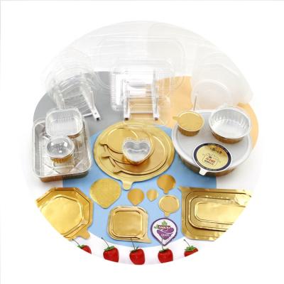 China Eco-friendly Customized LOGO Aluminum Foil Container Foil Tray With Clear Lid With Great Price for sale