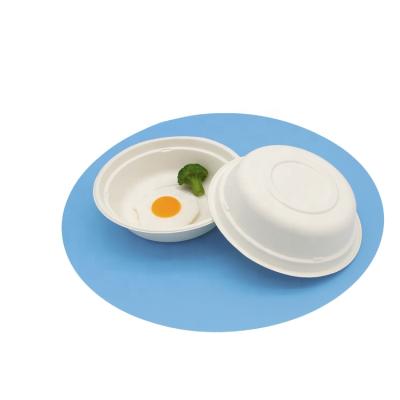 China Professional Disposable Most Popular Sugarcane Bagasse Salad Bowl 900ml For Thanksgiving Day for sale