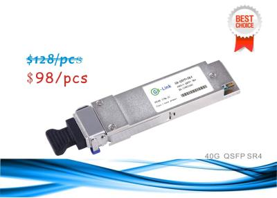 China 40G Ethernet QSFP+ Optical Transceiver Modules QSFPP-40GBASE-SR4 850nm for sale