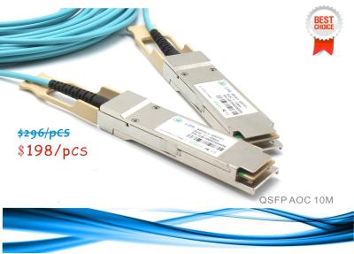 China Full Duplex Multi-mode QSFP + Optical Transceiver 40G 100M 850nm Optical Cable for sale